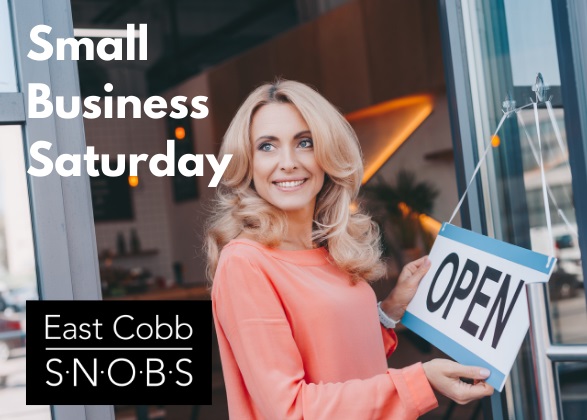 Support small business Saturday in East Cobb.